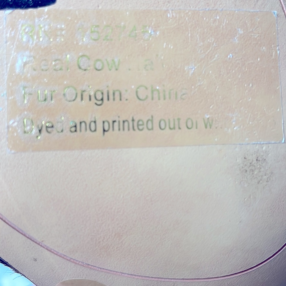 1. State, Cow hair fur, pointed shoese - Picture 11 of 13